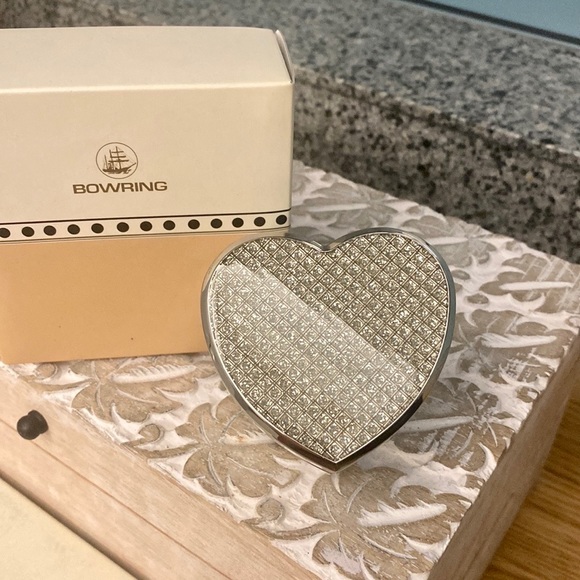Bowring, Small Heart Shaped Jewelry Box, BNIB - Picture 2 of 6